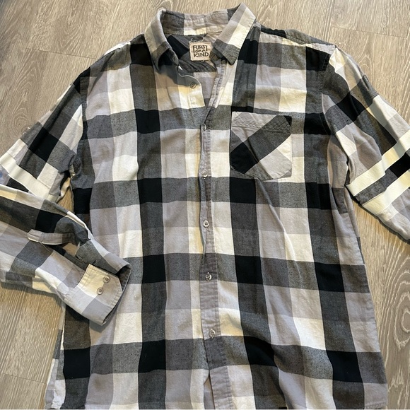 LF First of a Kind Plaid Button Down - Picture 2 of 7